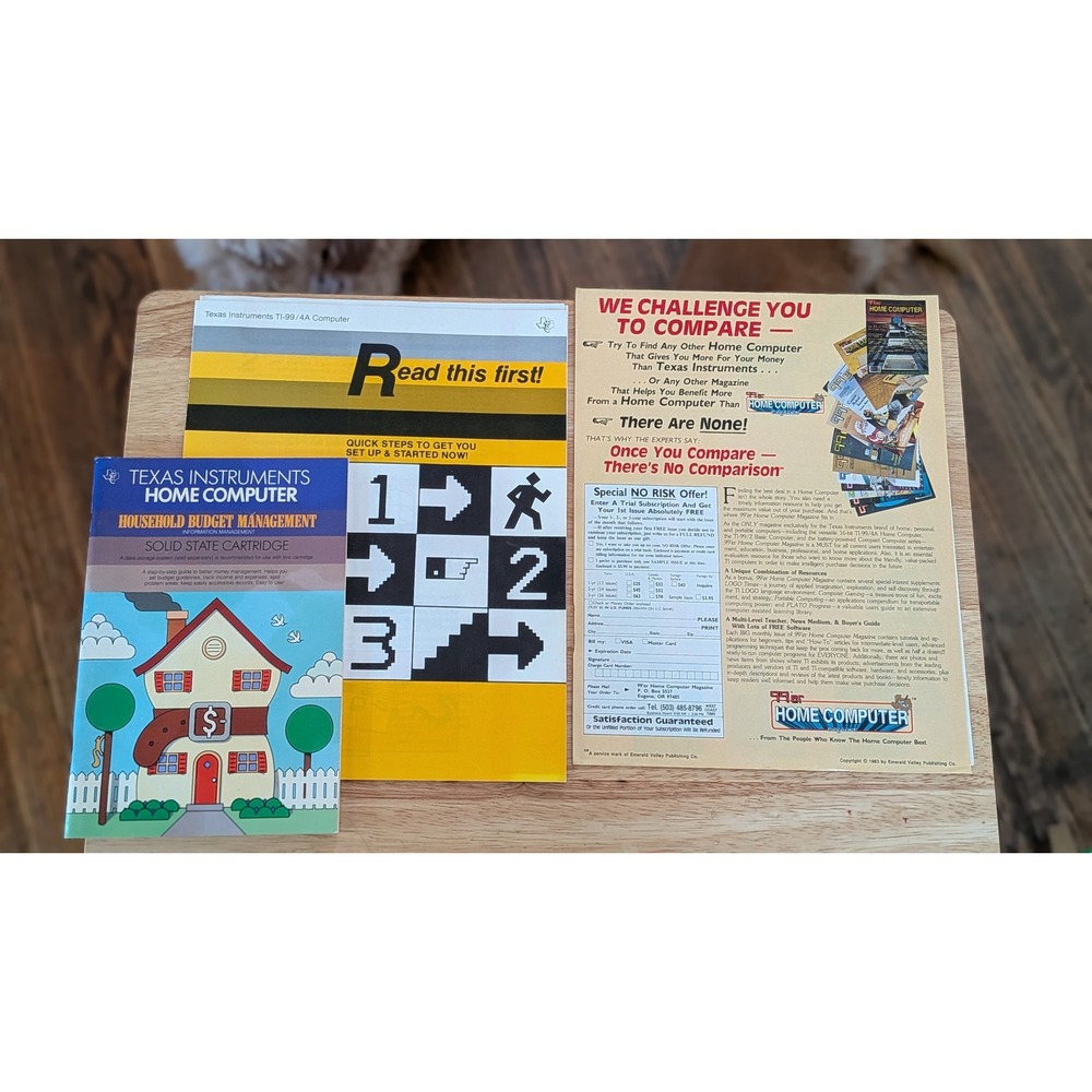 Texas Instruments TI-99/4A Home Computer Vintage 16-Bit System Original Box - Picture 14 of 16